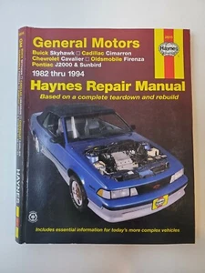 Haynes 38015 Repair Shop Manual Buick Skyhawk Cimarron Cavalier 1982 thru 1994 - Picture 1 of 3