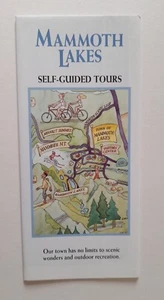 Mammoth Lakes Self Guided Tours Leaflet California - early 1990s - Picture 1 of 4