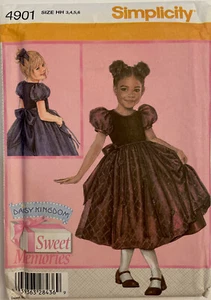 VESTIDO PARA NIÑA Daisy Kingdom patrón de costura 4901 dulces recuerdos talla 3-4-5-6 UC - Imagen 1 de 2