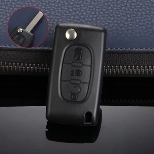 Flip Folding Key Shell Case Cover for CITROEN C4 PICASSO C5 C6 3BTNS Remote - Picture 1 of 11