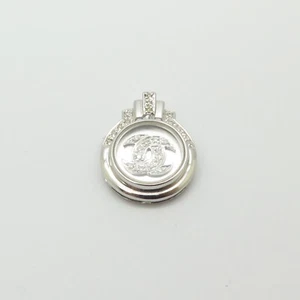 Rare 18k white gold Chanel Diamonds Spinner pendant - Picture 1 of 8