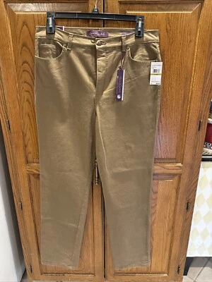 NEW W/Tags Gloria Vanderbilt Amanda SlimmingJean Smoked Truffle Size 14 Long - Image 1 of 4