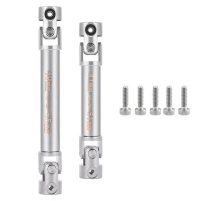 FLYXM Stainless Steel Center Drive Shafts for 1/18 RC Crawler Redcat Ascent - Image 1 of 4