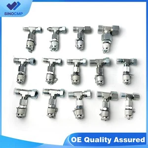 14PCS Tee Fitting Adapter Connector for Hydraulic Pressure Gauge Kit, 1 Year Wty - Picture 1 of 4