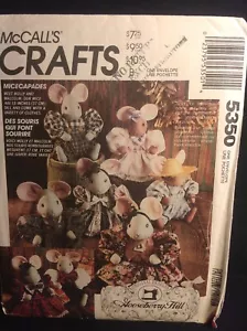 Pattern McCall’s 5350, mouse doll and clothes, crafts uncut - Picture 1 of 2