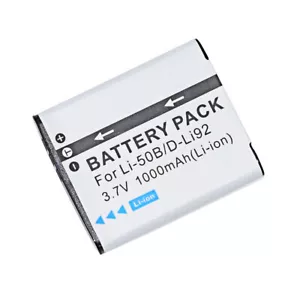 Batteria Li-50B per OLYMPUS Tough TG-610 TG-615 TG-805 TG-810 820 iHS, 830 iHS - Foto 1 di 5
