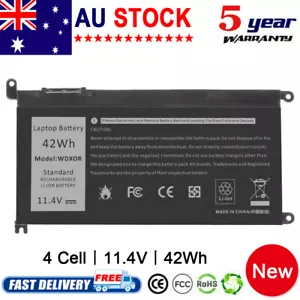 WDXOR Battery For Dell inspiron 13-5000 13-7000 15-5000 15-7000 17-5000 Series C - Picture 1 of 9
