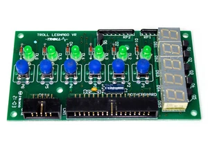 Keyboard Circuit Board for Brasilia, With Display 6 Buttons 61x109mm - Picture 1 of 4