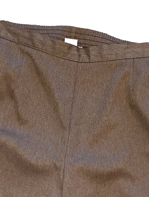 Pantalón cómodo cintura elástica Alfred Dunner talla 16 marrón Foto 1 de 4