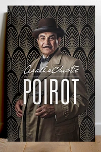 Poirot David Suchet 24x36 inch poster Print | Agatha Christie TV Show Wall Art | - Picture 1 of 1