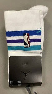 CALCETINES NIKE NBA CHARLOTTE HORNETS A RAYAS AGARRE ACOLCHADO AIR JORDAN XL - Imagen 1 de 3