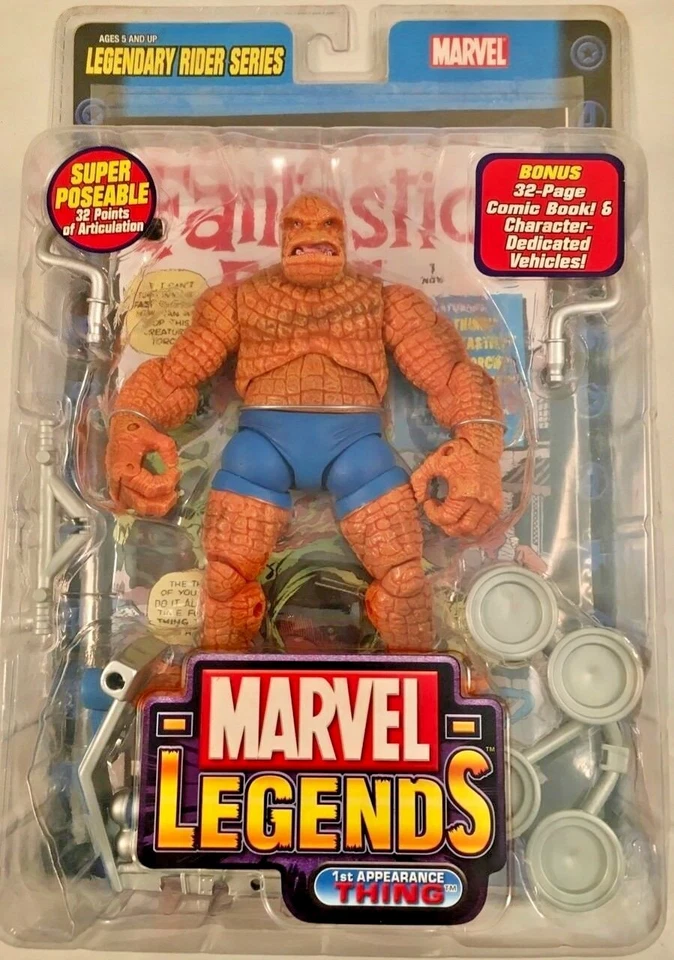 ToyBiz Marvel Legends Legendary Rider Series The Thing 1st Appearance