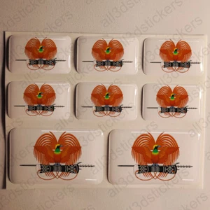 Pegatinas Papua Nueva Guinea Escudo de Armas Pegatina Vinilo Adhesivo Resina 3D  - Picture 1 of 1