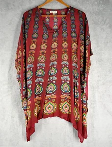 Earthbound Trading Co Top Caftán Pequeño Patrón Diya India Bohemio Hippie Luz - Imagen 1 de 13