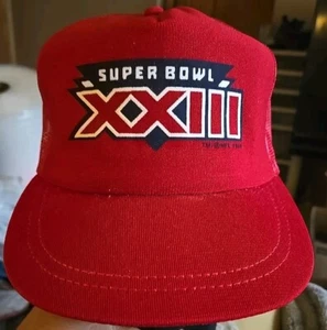Vintage Mesh Snapback Winston Exclusive Super Bowl 23 Trucker Hat/Cap - Picture 1 of 7