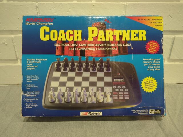 VINTAGE KASPAROV ALCHEMIST CHESS COMPUTER ~ ELECTRONIC CHESS SET ~ COMPLETE