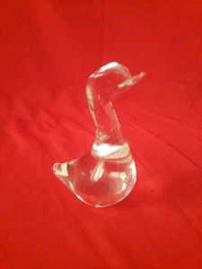 vintage ORREFORS crystal duck figurine MINT CONDITION - Picture 1 of 6
