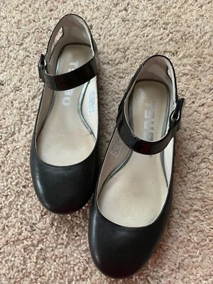 Tsubo Mujer 5.5 EU 36.5 Mary Jane Pisos Negro/Cuero Estampado Foto 1 de 4