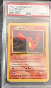 Pokémon Rocket 2000 primera edición #50 Charmander PSA 5 - Imagen 1 de 2