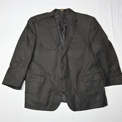 Blazer Abrigo Deportivo Chaqueta Jos A Bank 46S Marrón Pata de Gallo Seda Lana Para Hombre Foto 1 de 4