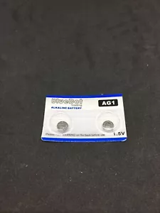 2 pack (AG1) SR60 LR60 363 D363 D364 LR621H V364 164 531 165 AG1 GP64A ALKALINE - Picture 1 of 1
