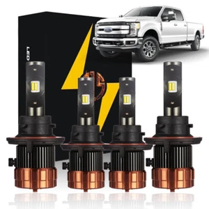 Faros LED blancos 2017 2019 2021 2022 F250 F350 4 piezas - Imagen 1 de 6