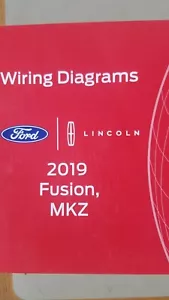 OEM 2019 Ford Fusion Lincoln MKZ Wiring Diagrams Manual FREE Ship - Picture 1 of 2