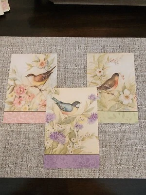 3 Bird Susan Winget All Occasion Blank 4.25 X 6.25 Card W Envelopes - Image 1 of 4