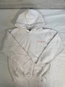Gildan Heavy Blend White Hoodie Pullover Size S Youth - Picture 1 of 4