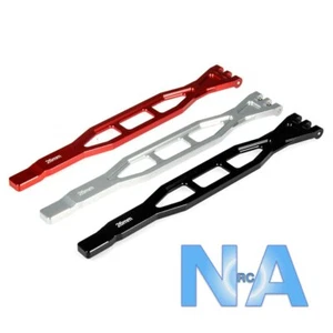 Cinghia batteria in lega TRX4 TRX6 aggiornamento alluminio hop up rosso nero - Foto 1 di 10