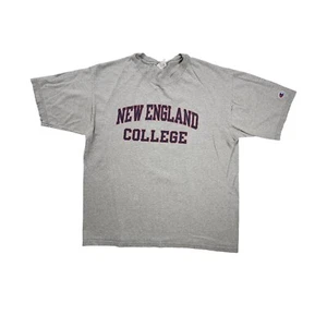 New England College T-Shirt Gray Champion Kids Youth Size XL (18-20) - Picture 1 of 7