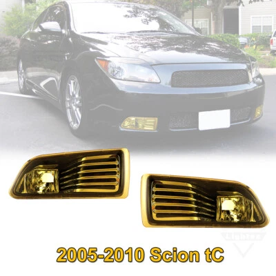 Luces antiniebla amarillas para Scion TC 2005-2010 reemplazar lámparas de fábrica cables de interruptor Foto 1 de 4