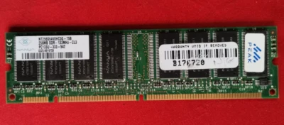Nanya 256MB PC-133U SDRAM / NT256S64V8HC0G-75  - Image 1 of 3