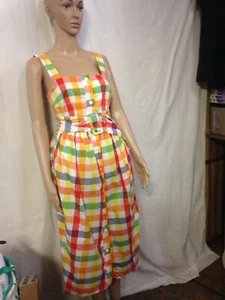 Plaid Wide Strap Tie Waist Dress - Christopher John Rogers for Target - Picture 1 of 5