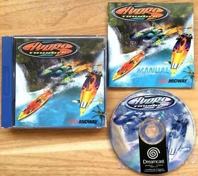 HYDRO THUNDER COMPLETE WITH MANUAL SEGA DREAMCAST PAL EURO CIB - Great condition - Image 1 of 4