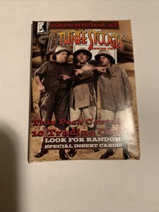 CHRONICLES OF THE THREE STOOGES TRADING CARDS RRPARKS 1 SEALED PACK 1ST SERIES