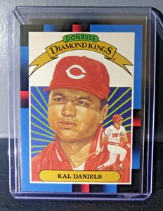 Tarjeta de béisbol Kal Daniels Donruss Diamond Kings #14 1988 - Imagen 1 de 2