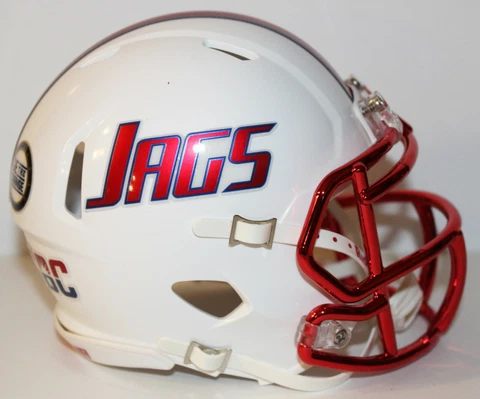 2020 South Alabama Jags Custom Riddell Mini Helmet vs Georgia Southern Cover