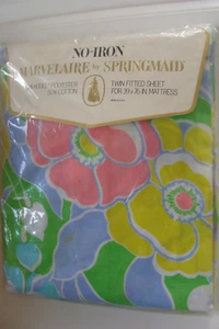 Sábana Ajustable Springmaid Marvelaire Doble Sin Hierro 50% Poli 50% Algodón Nueva - Imagen 1 de 1