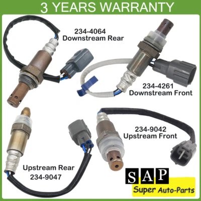 Sensor de oxígeno ascendente+descendente 4X para Toyota Camry 2002-2006 Lexus ES300 2002-2003 Foto 1 de 4