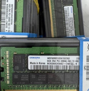 64GB DDR4 Samsung REG 2RX4 PC4-3200AA SNPP2MYXC/64G ECC RDIMM Server Memory OEM - Picture 1 of 1