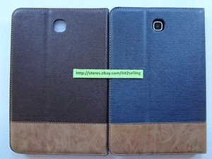 Samsung Galaxy Tab 4 A 8" Ultra Folio 2 Tonos Billetera Inteligente Estuche Cubierta Soporte T350 - Imagen 1 de 5