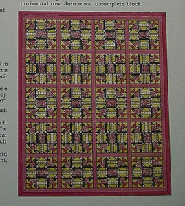 Bobinas giratorias con patrón de edredón Joseph's Coat con plantillas de plástico sin cortar - Imagen 1 de 2