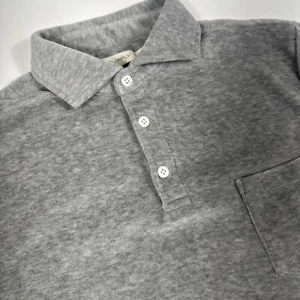 NWOT Suitsupply Polo Shirt Mens Small S Stretchy Gray Terry Cloth - Picture 1 of 7