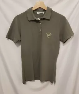 Morgan Stewart Sport Polo Shirt Women XS Olive Green Short Sleeve - Picture 1 of 12