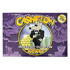 Juego de mesa Cashflow How To Get Out of the Rat Race de Robert Kiyosaki completo - Imagen 1 de 9