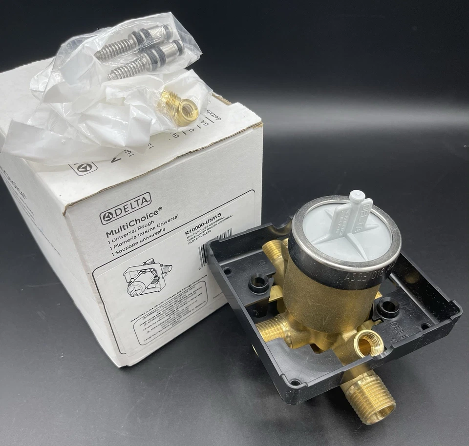Delta Faucet R10000-UNWS Rough-In Valve Body with Stop
