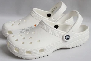 Crocs Classic Clogs Sandals MULTIPLE SIZES Unisex Adult White 10001-100 - Picture 1 of 13