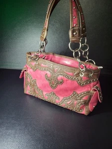 Montana West Pink Western Womens Luxary Collection Concealed Carry Handbag Mint* - Picture 1 of 20