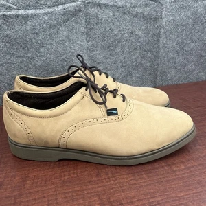 Red Wing Dunoon Shoes Mens Sz 12 Casual Oxford Beige Leather Almond Toe Lace Up - Picture 1 of 12